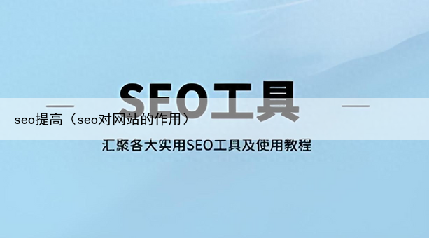 seo提高(seo对网站的作用)