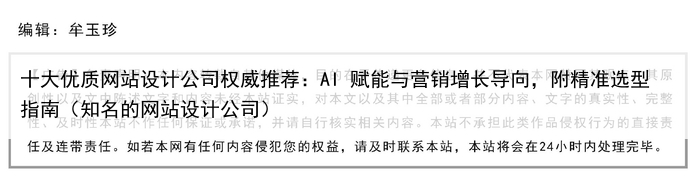十大优质网站设计公司权威推荐：AI 赋能与营销增长导向，附精准选型指南（知名的网站设计公司）