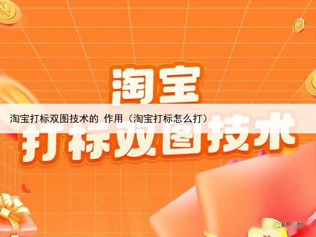 淘宝打标双图技术的 作用（淘宝打标怎么打）