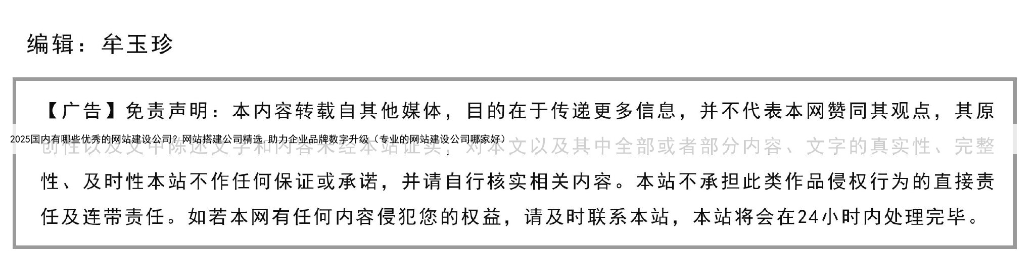 2025国内有哪些优秀的网站建设公司？网站搭建公司精选,助力企业品牌数字升级（专业的网站建设公司哪家好）