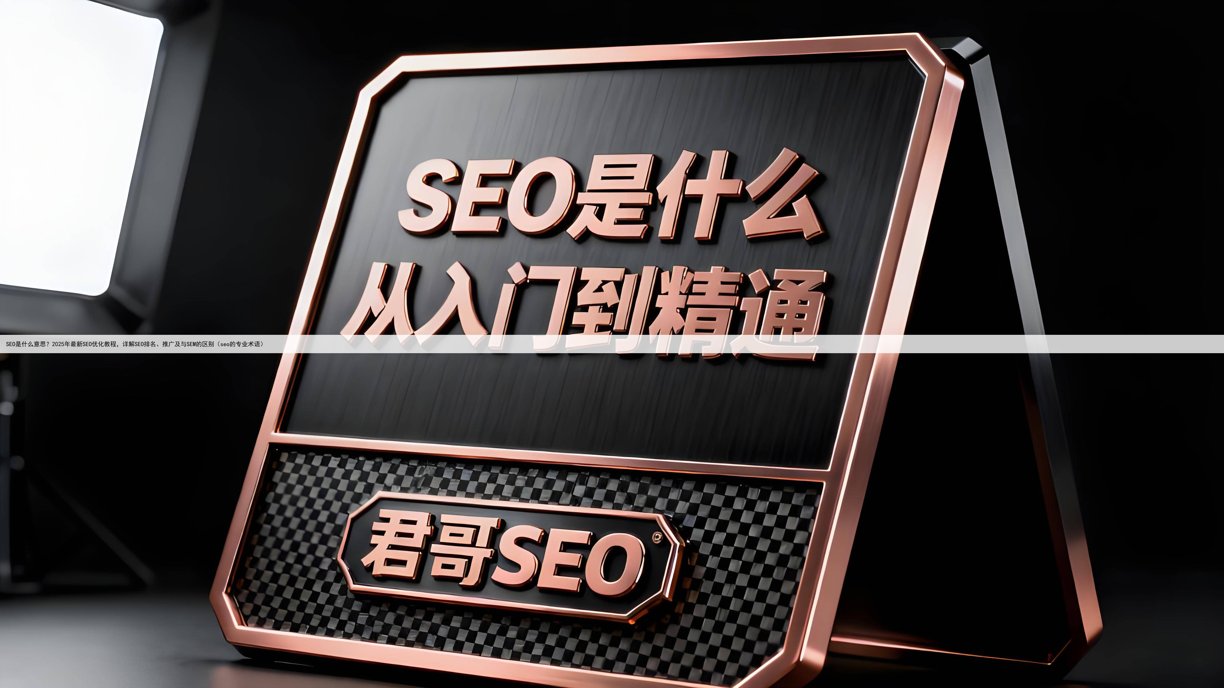SEO是什么意思？2025年最新SEO优化教程，详解SEO排名、推广及与SEM的区别（seo的专业术语）