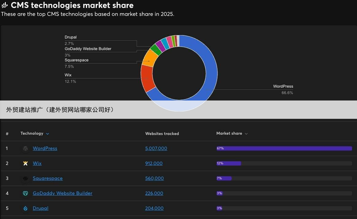 外贸建站推广（建外贸网站哪家公司好）