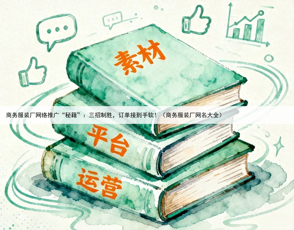 商务服装厂网络推广“秘籍”：三招制胜，订单接到手软！（商务服装厂网名大全）