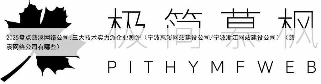 2025盘点慈溪网络公司:三大技术实力派企业测评（宁波慈溪网站建设公司/宁波浙江网站建设公司）（慈溪网络公司有哪些）