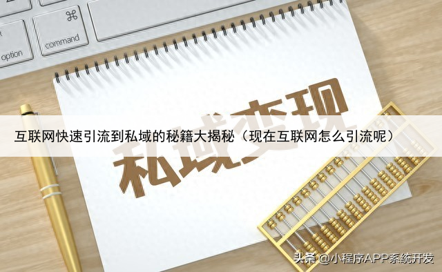 互联网快速引流到私域的秘籍大揭秘（现在互联网怎么引流呢）