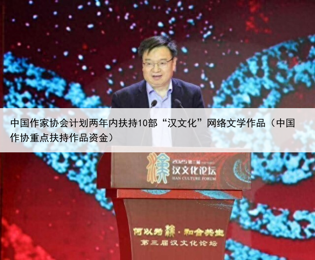 中国作家协会计划两年内扶持10部“汉文化”网络文学作品(中国作协重点扶持作品资金)