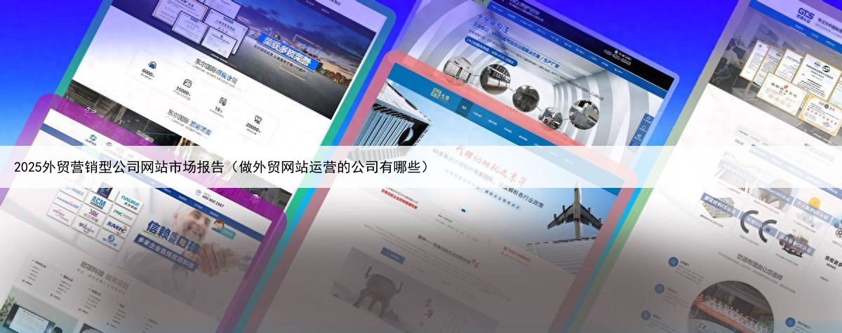 2025外贸营销型公司网站市场报告(做外贸网站运营的公司有哪些)