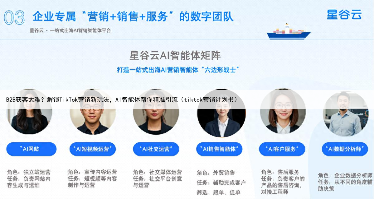 B2B获客太难？解锁TikTok营销新玩法，AI智能体帮你精准引流（tiktok营销计划书）