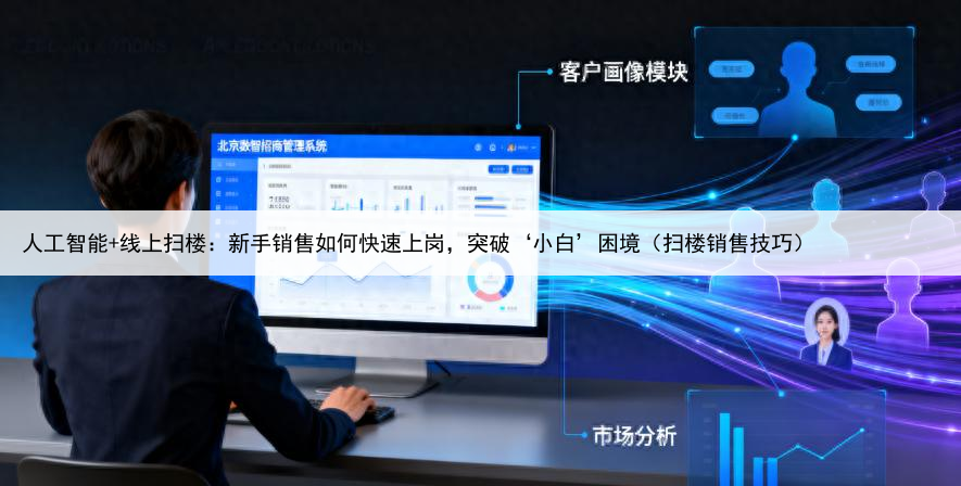 人工智能+线上扫楼:新手销售如何快速上岗,突破‘小白’困境(扫楼销售技巧)