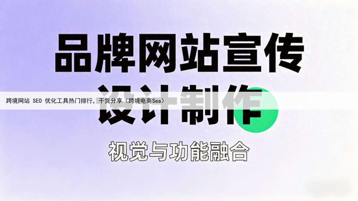 跨境网站 SEO 优化工具热门排行，干货分享（跨境电商Sea）