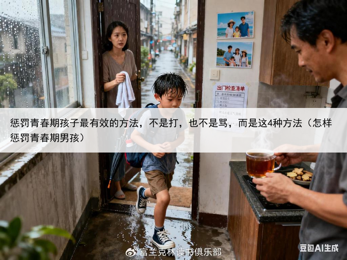 惩罚青春期孩子最有效的方法,不是打,也不是骂,而是这4种方法(怎样惩罚青春期男孩)