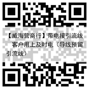 【威海营商行】带电接引流线 客户用上及时电(导线预留引流线)