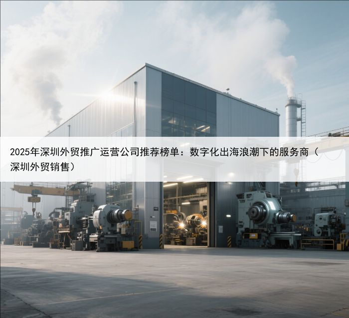 2025年深圳外贸推广运营公司推荐榜单：数字化出海浪潮下的服务商（深圳外贸销售）