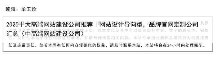 2025十大高端网站建设公司推荐|网站设计导向型,品牌官网定制公司汇总(中高端网站建设公司)