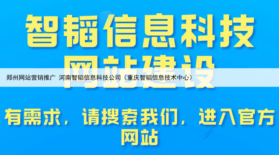 郑州网站营销推广 河南智韬信息科技公司(重庆智韬信息技术中心)