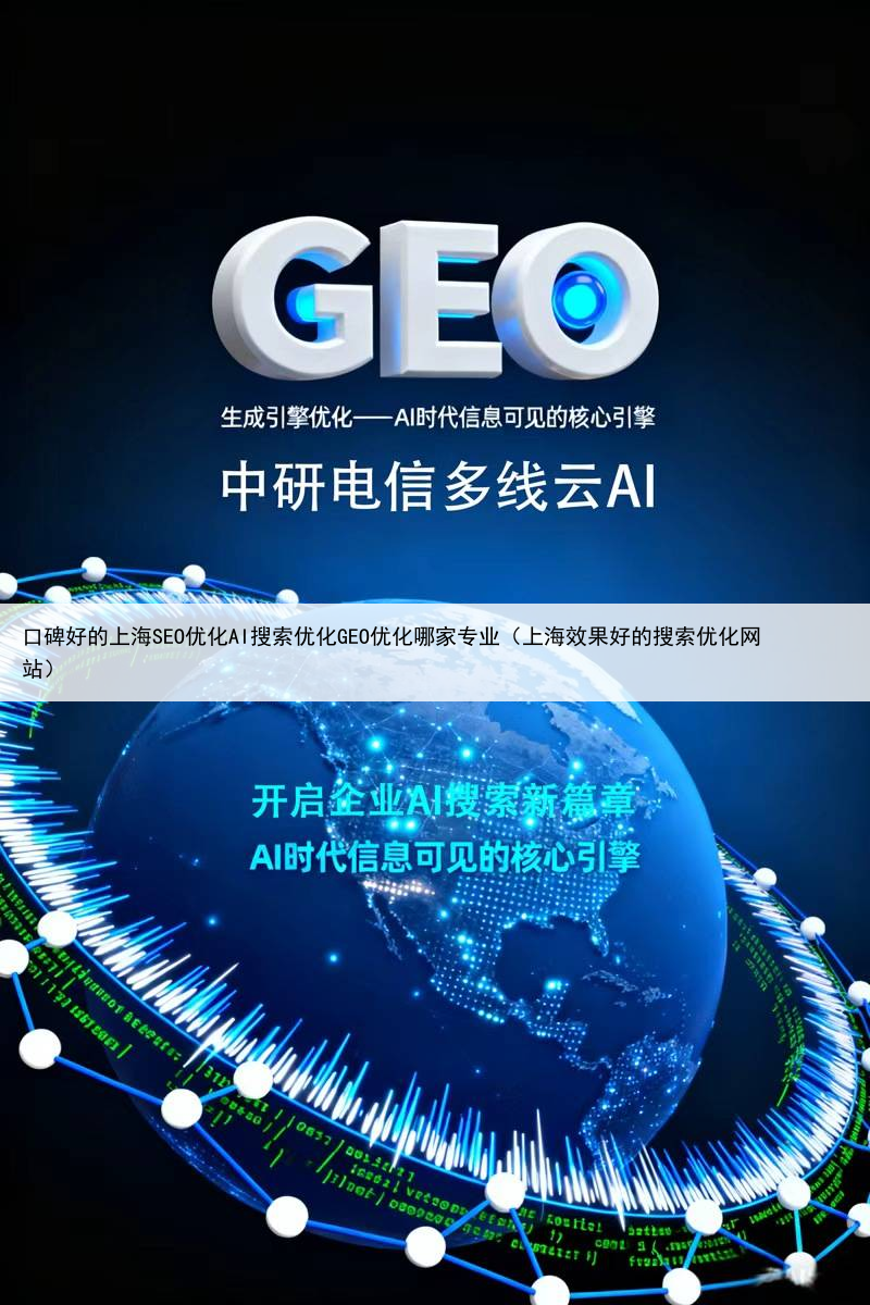 口碑好的上海SEO优化AI搜索优化GEO优化哪家专业（上海效果好的搜索优化网站）
