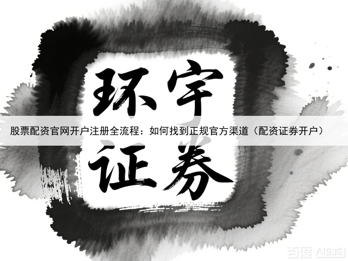 股票配资官网开户注册全流程:如何找到正规官方渠道(配资证券开户)