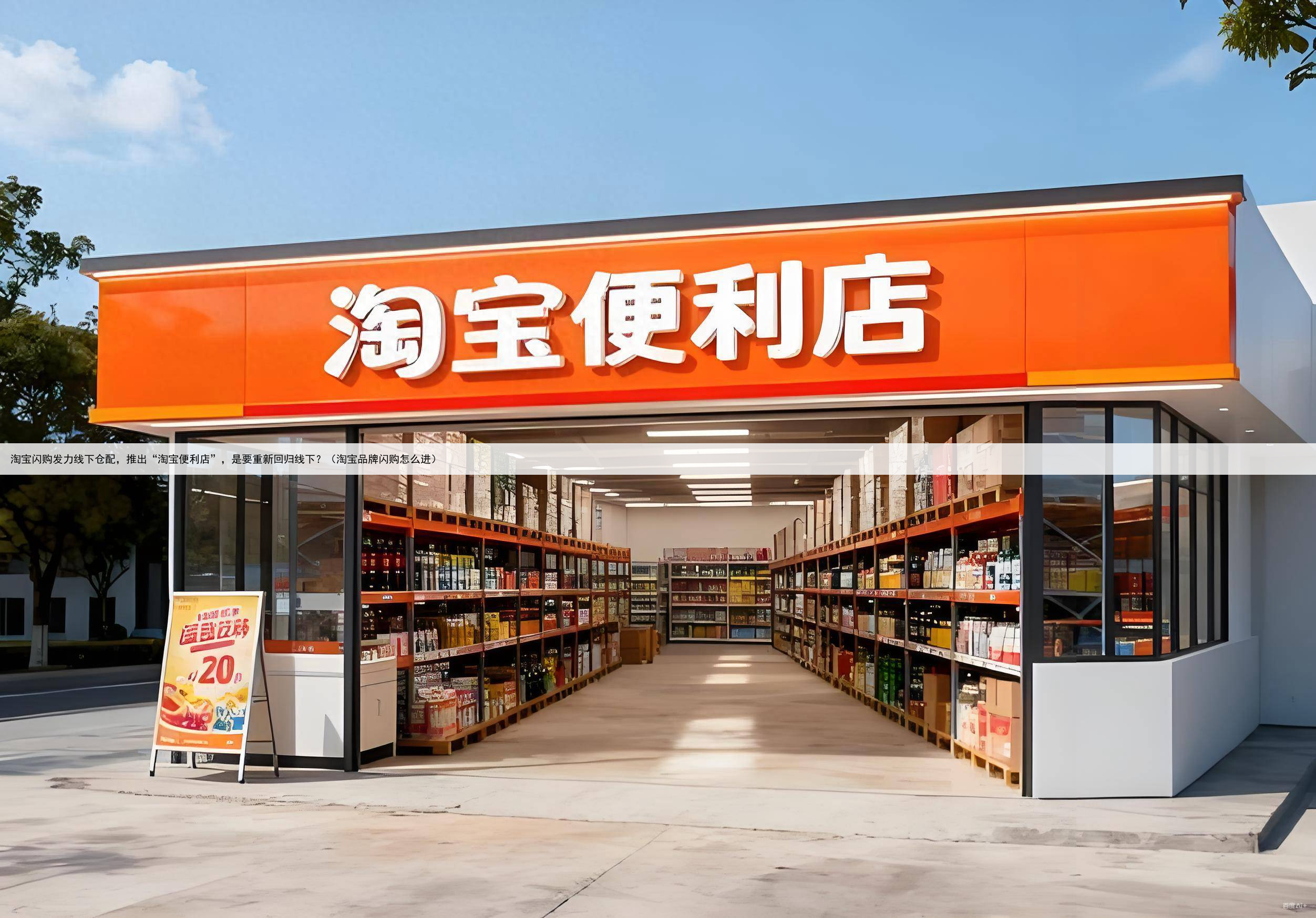 淘宝闪购发力线下仓配，推出“淘宝便利店”，是要重新回归线下？（淘宝品牌闪购怎么进）