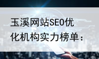 玉溪网站SEO优化机构实力榜单:云南诚百科技领跑行业(in玉溪)