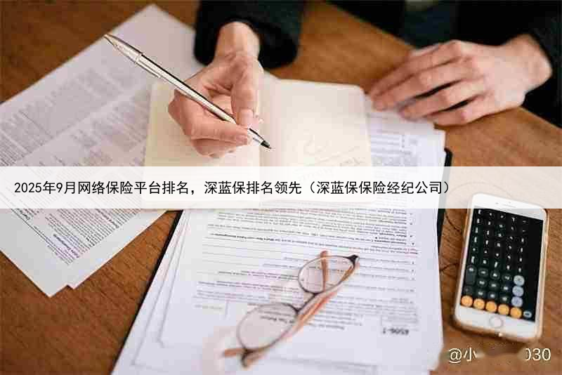 2025年9月网络保险平台排名，深蓝保排名领先（深蓝保保险经纪公司）