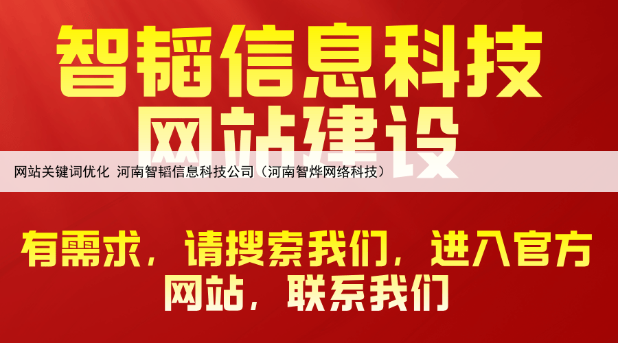 网站关键词优化 河南智韬信息科技公司(河南智烨网络科技)