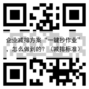 企业减排方案“一键抄作业”，怎么做到的？（减排标准）