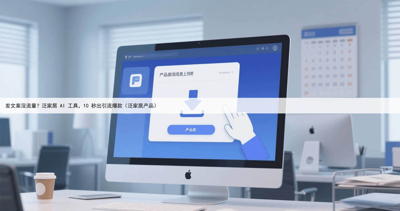 发文案没流量？泛家居 AI 工具，10 秒出引流爆款（泛家居产品）