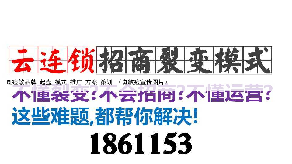 斑痘敏品牌.起盘.模式.推广.方案.策划,(斑敏痘宣传图片)