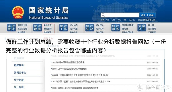 做好工作计划总结，需要收藏十个行业分析数据报告网站（一份完整的行业数据分析报告包含哪些内容）