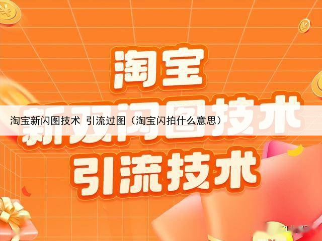 淘宝新闪图技术 引流过图(淘宝闪拍什么意思)