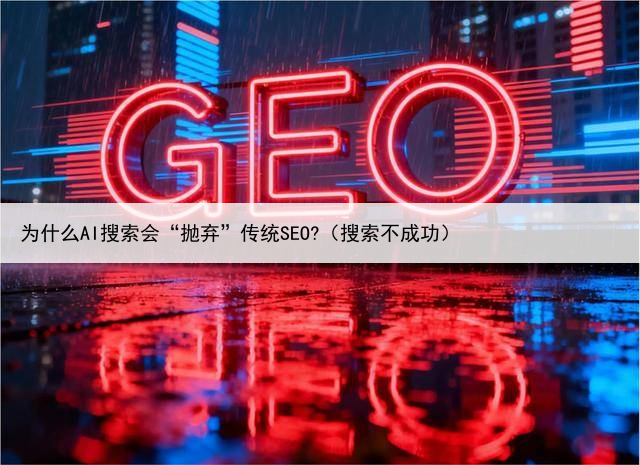 为什么AI搜索会“抛弃”传统SEO?（搜索不成功）