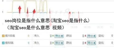 seo岗位是指什么意思(淘宝seo是指什么)（淘宝seo是什么意思 视频）