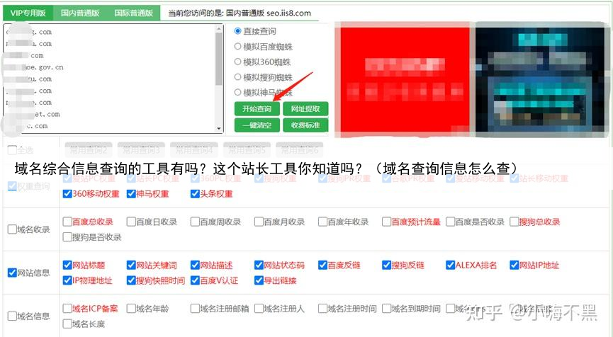 域名综合信息查询的工具有吗？这个站长工具你知道吗？（域名查询信息怎么查）