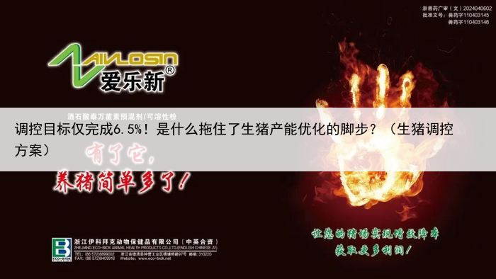 调控目标仅完成6.5%！是什么拖住了生猪产能优化的脚步？（生猪调控方案）