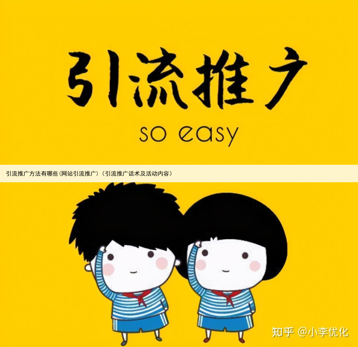 引流推广方法有哪些(网站引流推广)(引流推广话术及活动内容)